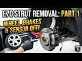 Bmw X5 E70 2007-2013 Part 1 Replacing the front left strut.