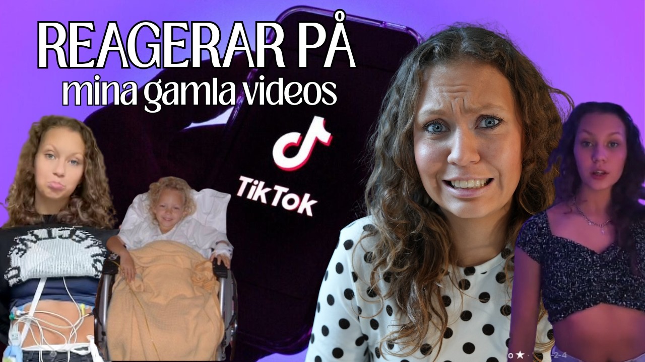 Reagerar på mina gamla videos😭📹