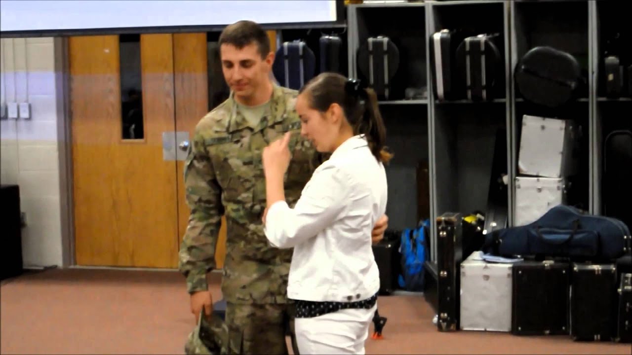 Soldier surprise sister at Crestview High School