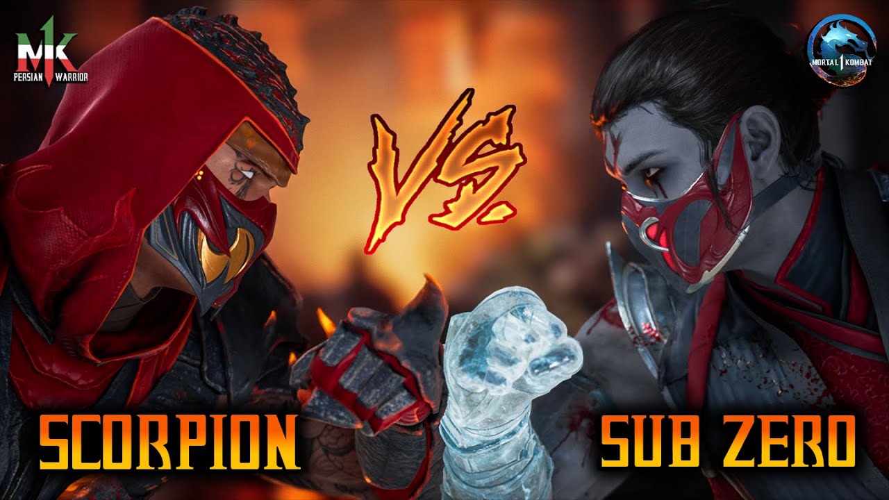 Mortal Kombat 1 - Sub Zero VS Scorpion - Kombat League - YouTube