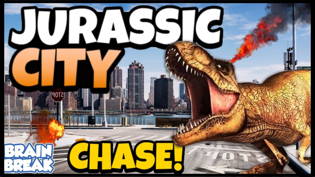 Jurassic Space - Jurassic Chase Virtual Game // Brain Break 
