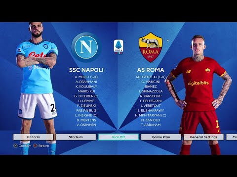Napoli-Roma, azzurri con la nuova maglia stile Argentina