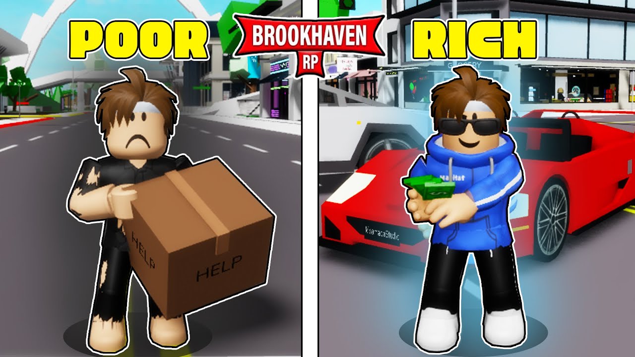 Poor to Rich STORY in BROOKHAVEN TAGALOG