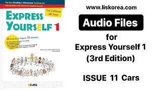 Express Yourself 1 (3rd Edition) 음원파일 - ISSUE 11 Cars / by Liskorea (리스코리아)
