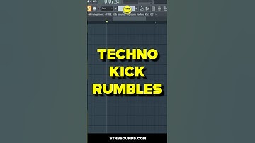 How to Make Techno Kick Rumble in 1 Minute in - Fl Studio