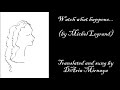 Michel Legrand - Watch what happens (NEW English-Russian version)