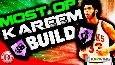 NBA 2K20 KAREEM BUILD! BEST POST SCORER BUILD!