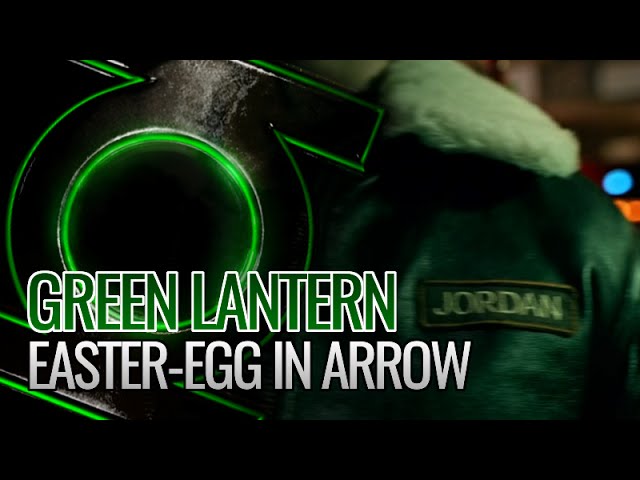 Arrow - Green Lantern Easter-Egg - YouTube