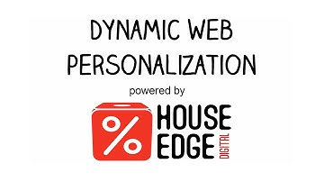 Dynamic Website Personalization Powered by House Edge!