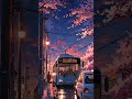 Rhythms of the City | A Walk Through Sakura Streets #relaxingmusic #peacefulvibes #ambientmusic