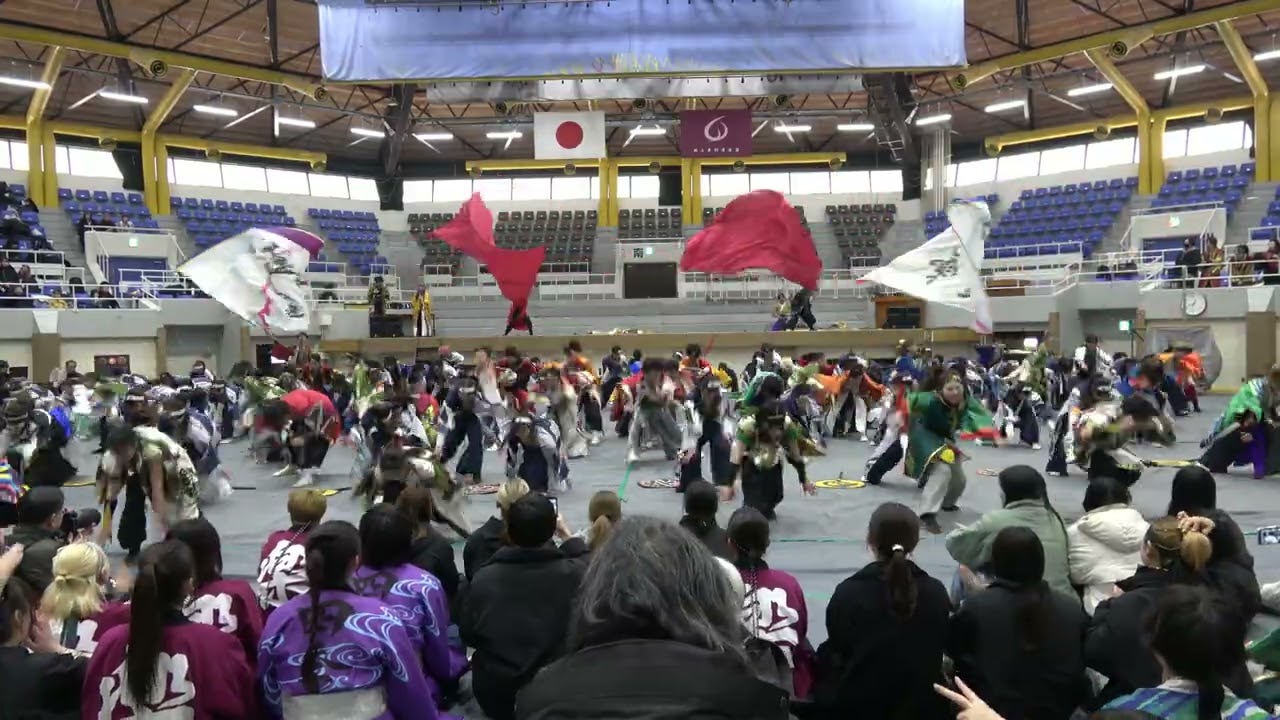 【葉月祭り公式】第7回葉月まつり　岡山うらじゃ連 蓮雫　武道場