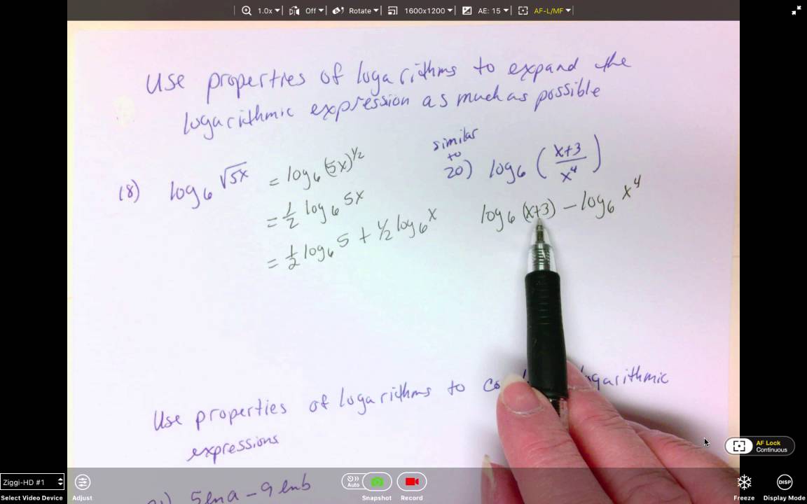 condense into a single logarithm calculator