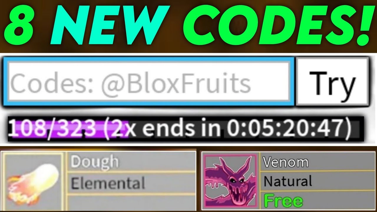 Blox Fruits NEW 2x Exp Codes.. 