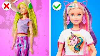 Barbie is Alive? | Total Doll Makeover | Fantastic Hacks and Gadgets for Dolls