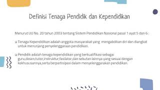 MANAJEMEN PENDIDIK DAN TENAGA KEPENDIDIKAN |BAB 8| #CepiTriatna