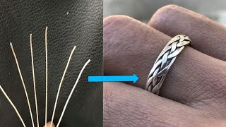 Wire Braiding Ring ✨ | Silver Braiding ring | ✨ We Make Jewellery