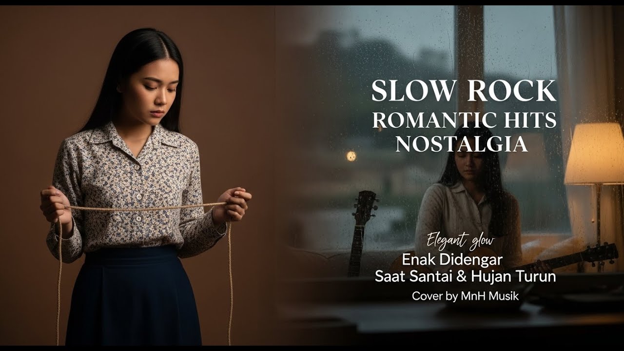 🎵 SLOW ROCK ROMANTIC HITS NOSTALGIA 🎵 Enak Didengar Saat Santai & Hujan Turun – Cover by MnH Musik