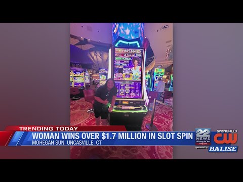 NY visitor wins $1.7M slot jackpot at Mohegan Sun - YouTube