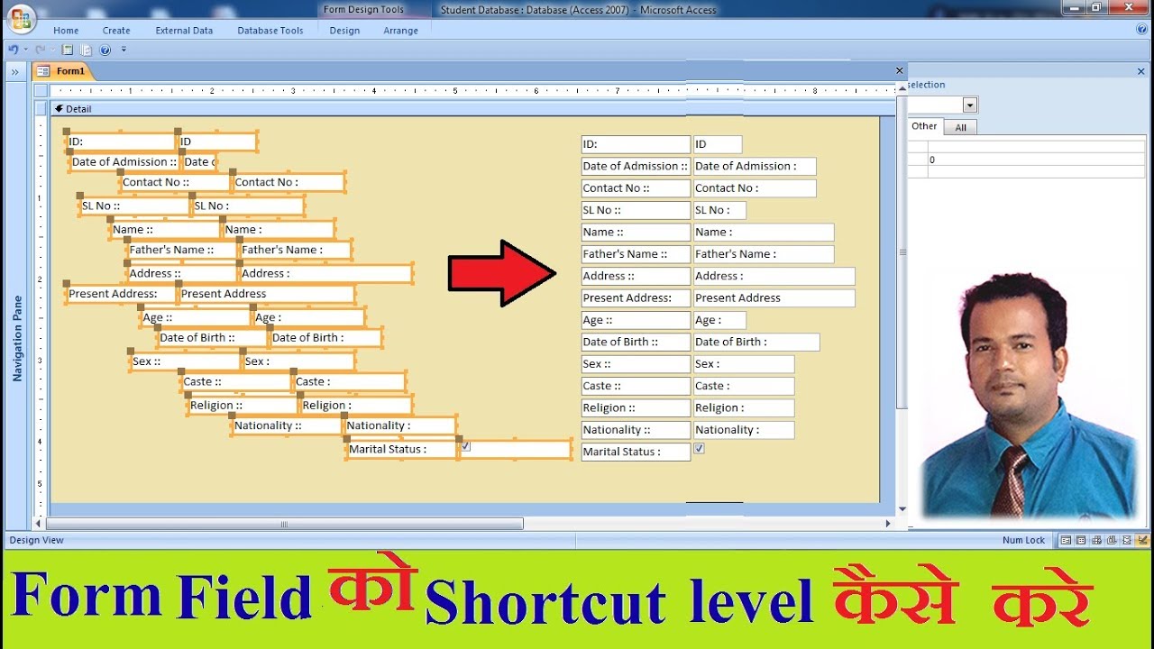 How to create Stacked level in access Form YouTube