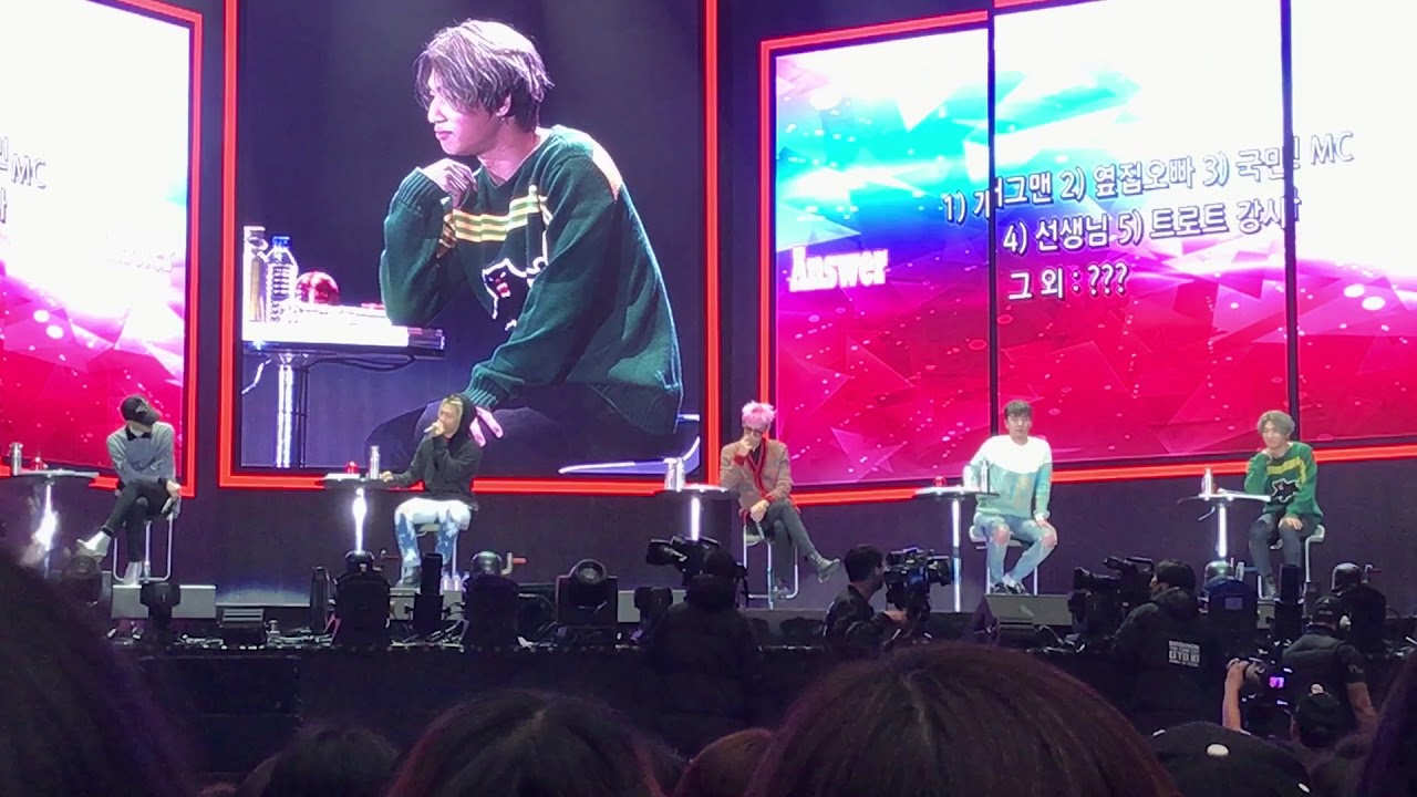 [170108 빅뱅 팬미팅] 대성이 빅뱅 멤버가 아니였다면?