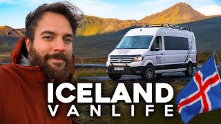Cozy ICELAND Vanlife Camping