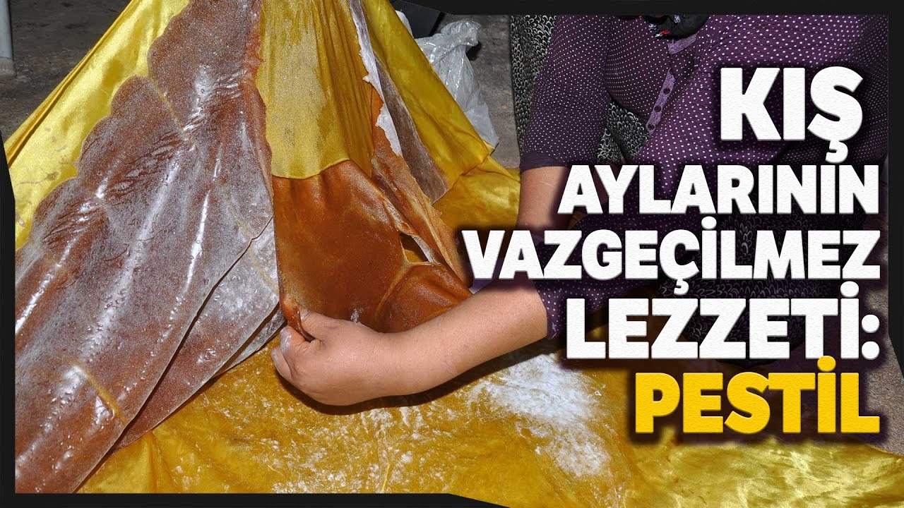 Geleneksel Yöntemlerle Üzüm Pestile Dönüştürülüyor