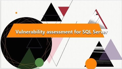 Vulnerability assessment SQL Server      What is vulnerability assessment SQL Server ?