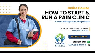 How to Start & Run a Pain Clinic | Operation, Finance & Marketing of a Pain Clinic