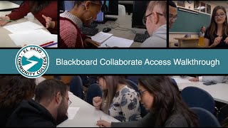 Writing Center Lesson: Blackboard Collaborate Access Walkthrough