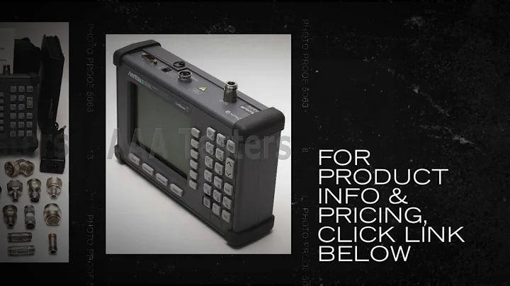 Anritsu S820C Cable Antenna Analyzer 3.3 to 20 GHz