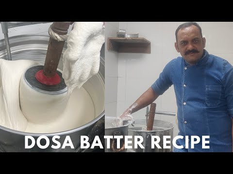 Dosa Batter Recipe | डोसा बैटर | How To Make Dosa Batter | Dosa Batter Recipe By Bhargain Ka Chef