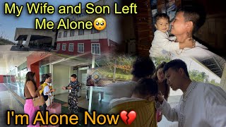 My Wife and Son Left Me Alone🥺💔 || Jerry Aur Rayon Chala Gaya Mizoram🥺 Village Life