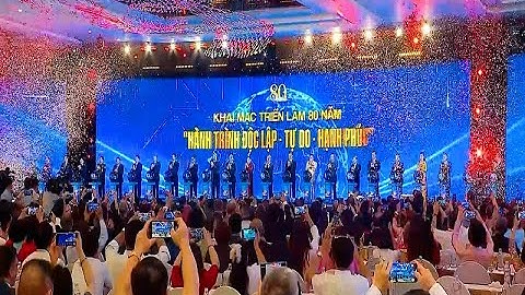 Triển lãm 80 năm thành tựu đất nước