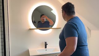 Avis Consommateur Miroir De Salle De Bains Lumineux Led Goodhome Avela Castorama