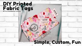 Let's Make Custom DIY Printed Fabric Labels You Can Create for Bags, Clothes, Apparel & More!