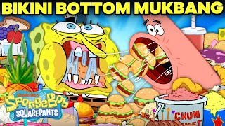Mukbang Marathon Part 2 🍔 Everything Eaten in Bikini Bottom! | SpongeBob