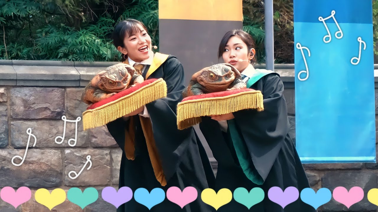 すみれちゃん みゆきちゃん《USJ：フロッグ・クワイア》ユニバ 2023