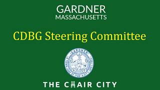 Gardner Community Development Block Grant Steering Committee Meeting Mar 24 2026