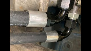 XDP Transmission cooler and Fleece Lines installation--2001 2500HD XDP Transmission cooler and Fleece Lines installation--2001 2500HD
