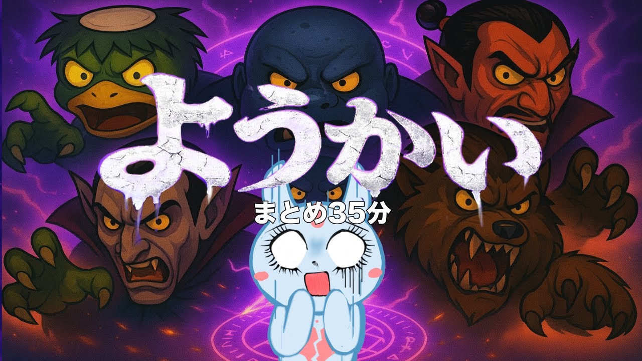 【長時間まとめ】妖怪の正体と生き物