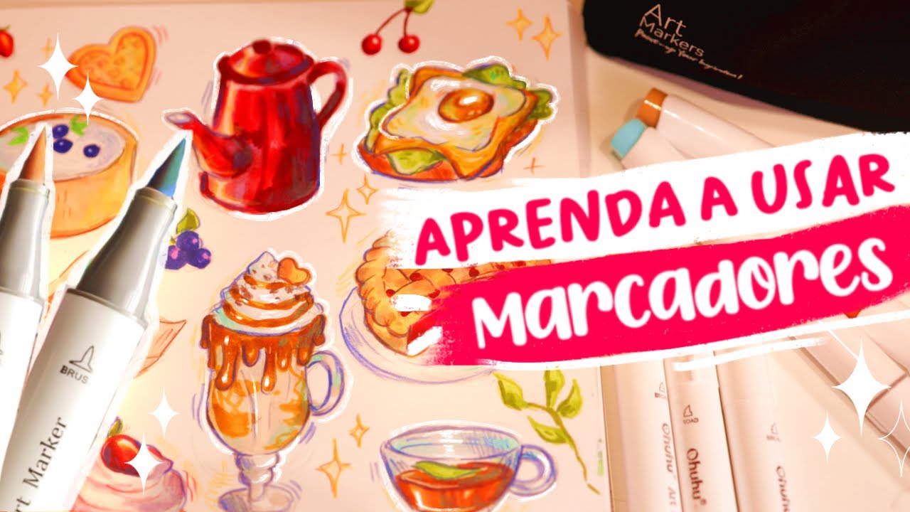 COMO PINTAR COM MARCADORES