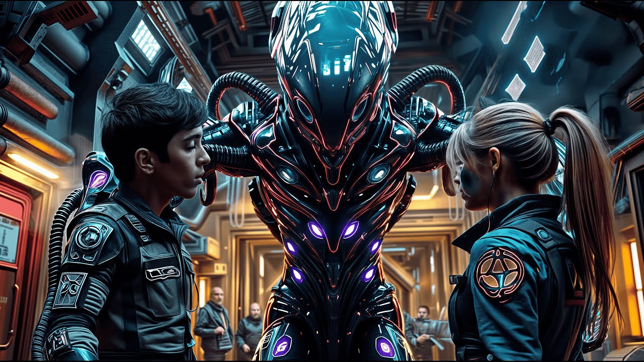 «¿Quién arregló mi armadura?» rugió la reina alienígena — un mecánico humano respondió