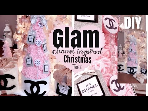 GLAM CHANEL INSPIRED CHRISTMAS TREE