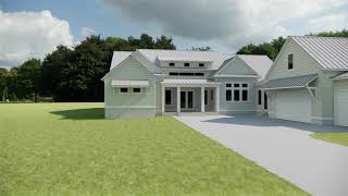 Fly Around Model Of A New Home In Vero Beach, Florida.