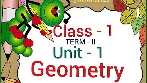 Class 1 Term - II  Unit 1 Geometry