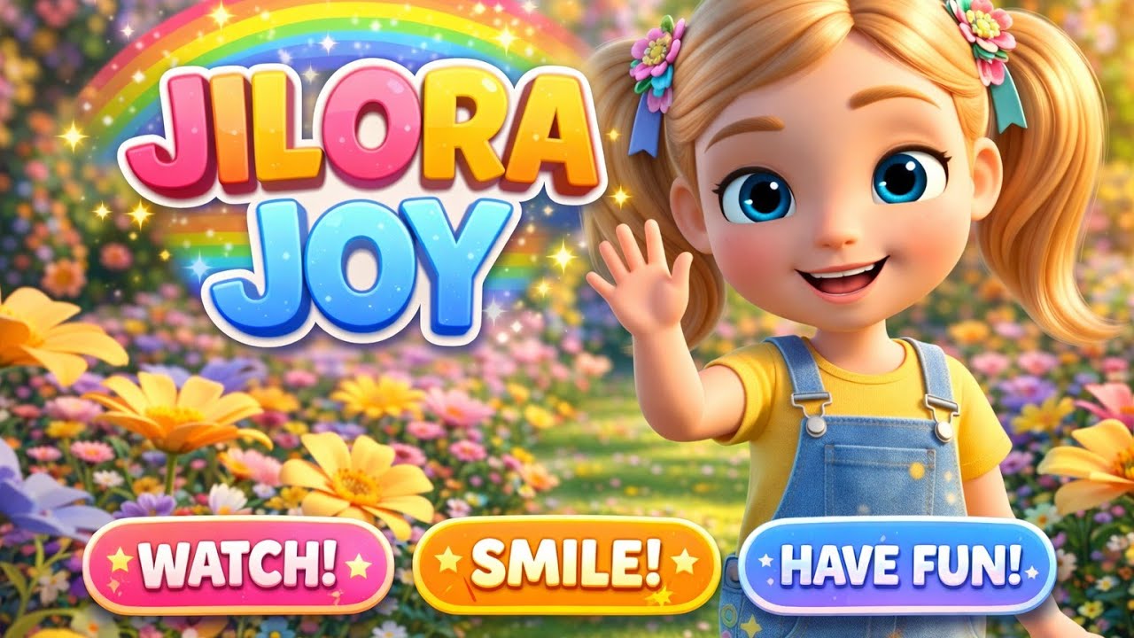 🌈 JILORA JOY |A Happy Garden Story for Kids | 