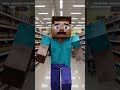 Minecraft Steve in REAL Life #minecraftstyle #minecraft #beststeve #memes #steve #stevecomeback