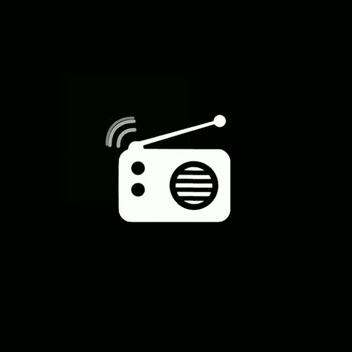 Mentahan Animasi Radio bergerak hitam putih | 50detik