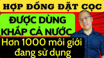 Hợp đồng đặt cọc nhà đất | Mẫu hợp đồng đặt cọc mua đất | Mẫu cọc nhà đất, Hướng dẫn đặt cọc nhà đất