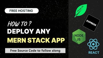 Deploy Any Mern Stack Project For Free | Free Complete Hosting Deployment Guide